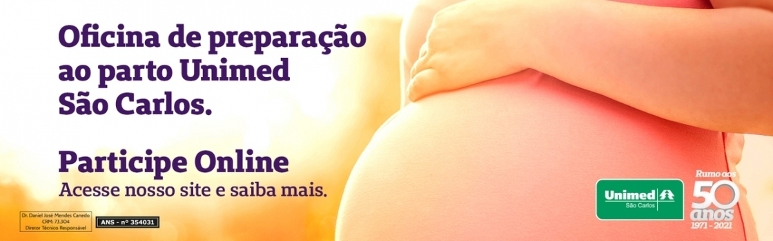 OUTUBRO - Oficina de Parto da Unimed São Carlos é realizada virtualmente